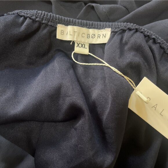 Baltic Born Navy Blue Maxi Dress Women’s XXL New  Formal Evening Gown Flowy - Picture 12 of 14